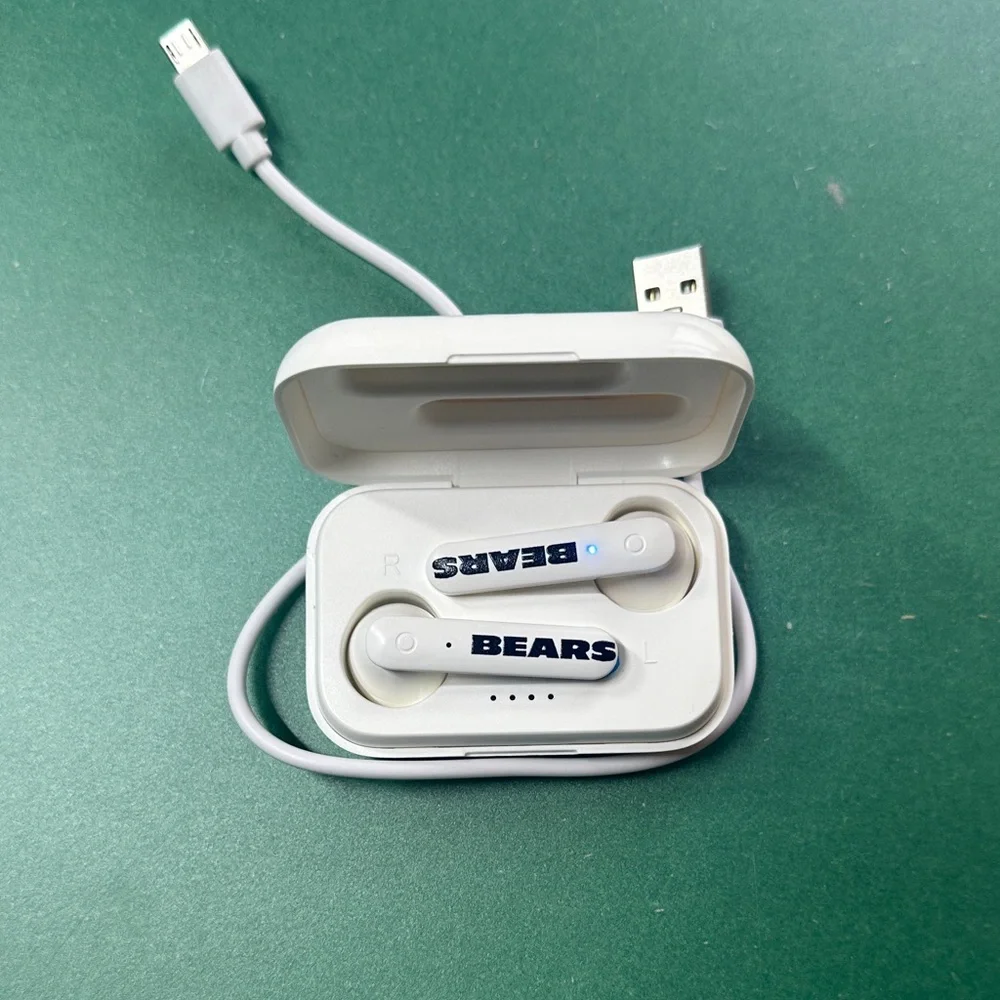 Chicago Bears Keyscaper Wireless TWS Insignia Design Earbuds